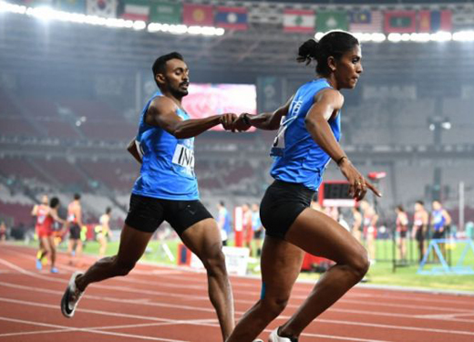 India relay team